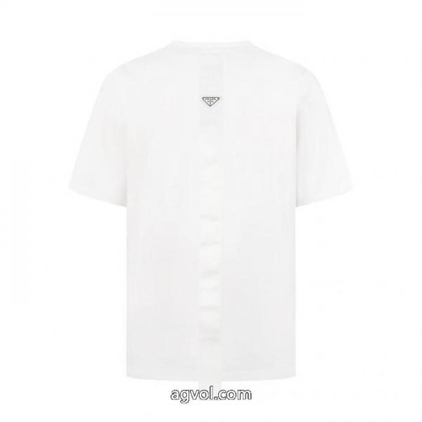 半袖Tシャツ偽物 ブランドPRADA数量限定大得価 希少性の高い 高品質素材を使っている 4