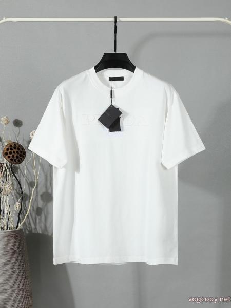 爆発的通販 SS26カッコいい 日本即完売予想PRADA半袖Tシャツブランド コピー 通販 0