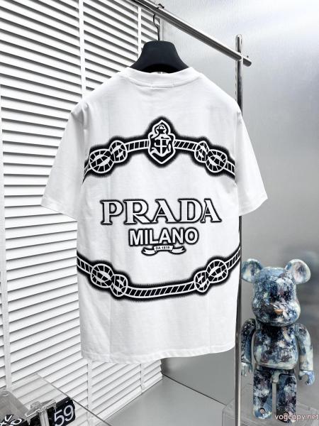 半袖Tシャツデザイン性の高い 激安即発 注目の一品激安 ブランドPRADA 0