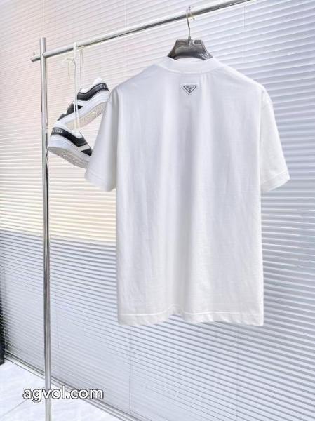 赤字覚悟の超破格 新作多色!! 精巧な逸品半袖Tシャツブランド 偽物 激安 通販PRADA 5 