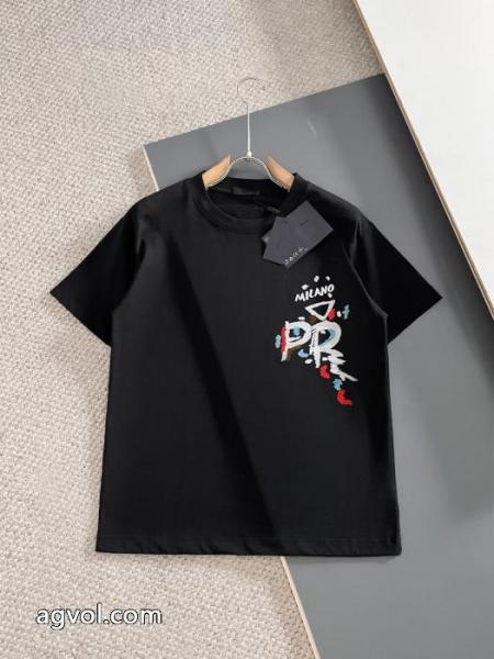 半袖Tシャツ雑誌掲載 国内発 定番人気 新作限定大人でエレPRADAブランド コピー 着払い 3