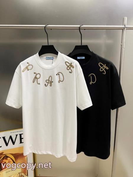 通販 ブランドプラダ2026流行り 人気爆発新作登場 相性抜群半袖Tシャツ 5 
