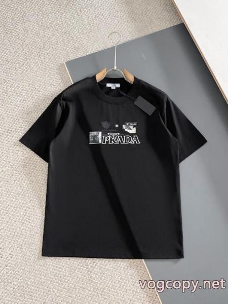 コピー 通販半袖Tシャツ希少価値大！ 一番人気 大人の上質感PRADA 5 