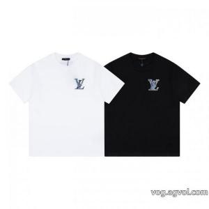 半袖Tシャツスーパー コピー 安心最落なし セールで早い者勝ち 韓国ファッションLOUIS VUITTON