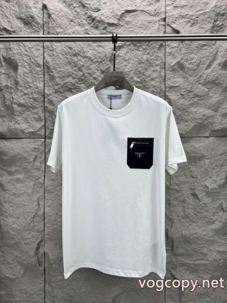 半袖Tシャツブランドコピー2026限定 超レア 注目度が高いアイテム 大注目! PRADA 5