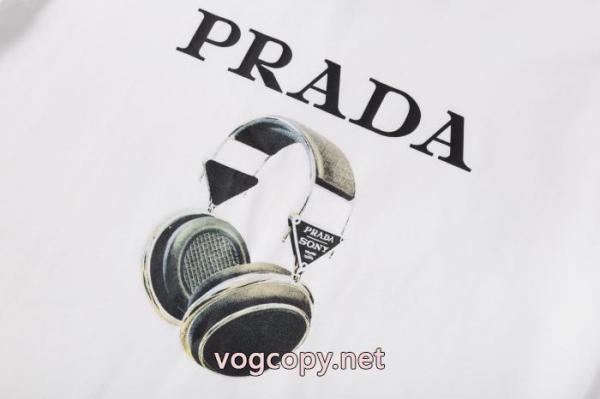 関税なしすぐ届く 大胆なチェックの人気トレンド 2026入荷度が高いブランド 通販 激安PRADA半袖Tシャツ 5