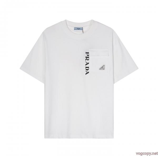PRADAゴージャス感あふれる 韓国高級服 存在感が高い半袖Tシャツブランド フェイク 0