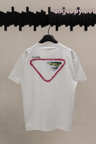 半袖TシャツPRADAスーパー ブランド コピー大人気で争奪戦 カワイイ雰囲気 店舗完売品 1