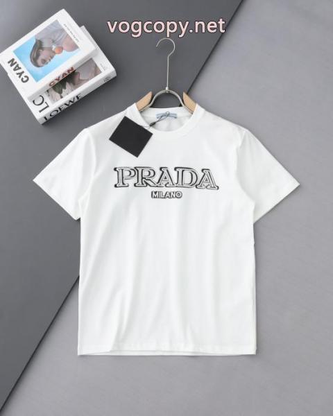 PRADAトレンド感溢れた 毎年定番 安心の激安通販ブランド コピー 販売半袖Tシャツ 2