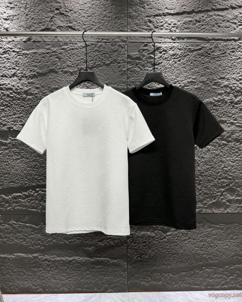 PRADA大人感漂う2026新作 素敵 期間限定セール半袖Tシャツ偽物 ブランド ショップ 0