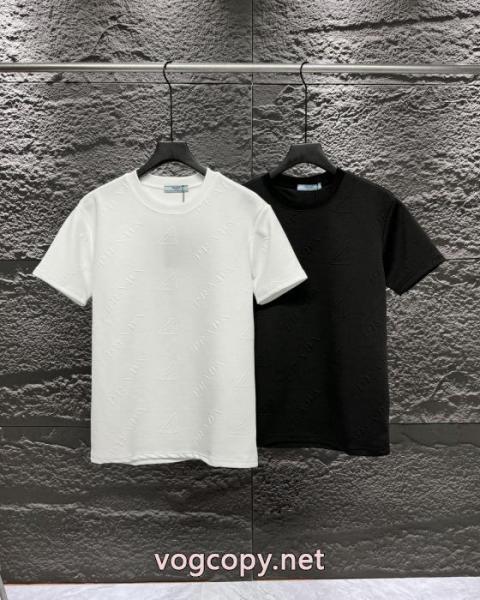 PRADA大人感漂う2026新作 素敵 期間限定セール半袖Tシャツ偽物 ブランド ショップ 1
