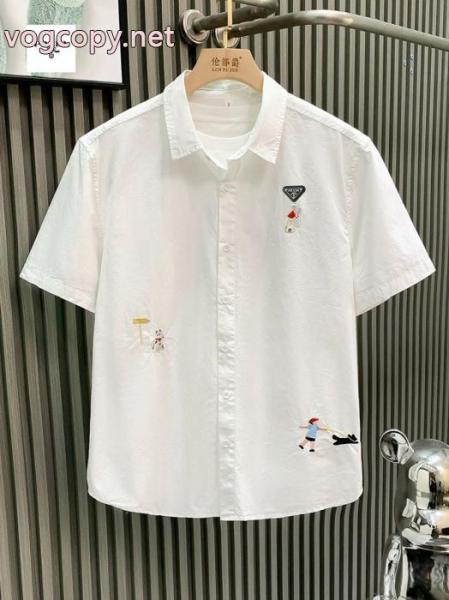 PRADA売切必至 話題の商品 大人の魅力ブランド コピー s 級半袖シャツ 5