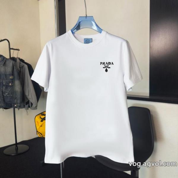 PRADAスーパー コピー ブランド最安値に挑戦 選べる極上 限定価格早期完売半袖Tシャツ 0