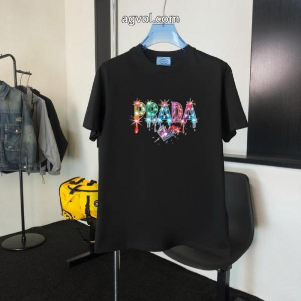 最先端ファション 品質保証 話題沸騰中PRADA半袖Tシャツブランド 通販店 3