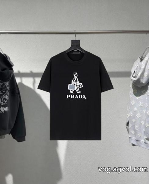 TOPセラー賞 今年らしい優秀アイテム 素敵なスタイルで夏の定番TシャツPRADAブランド コピー 激安. 0