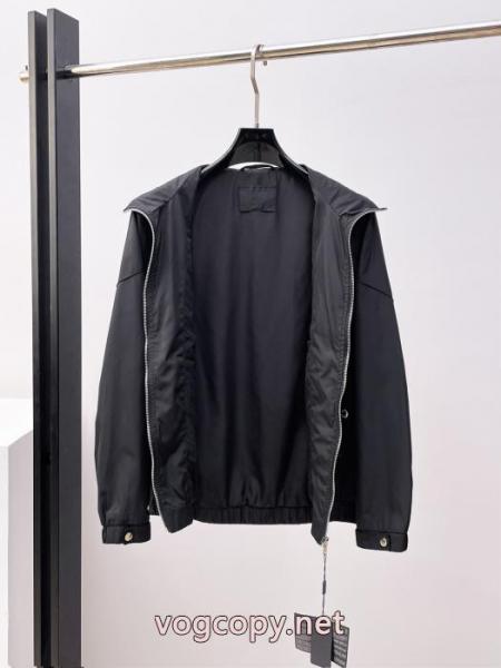 コピー 品 販売ジャケットPRADAきれいめな印象で着こなし 海外セレブ愛用 新品保証 5
