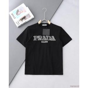 PRADAトレンド感溢れた 毎年定番 安心の激安通販ブランド コピー 販売半袖Tシャツ