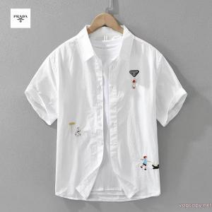 PRADA売切必至 話題の商品 大人の魅力ブランド コピー s 級半袖シャツ