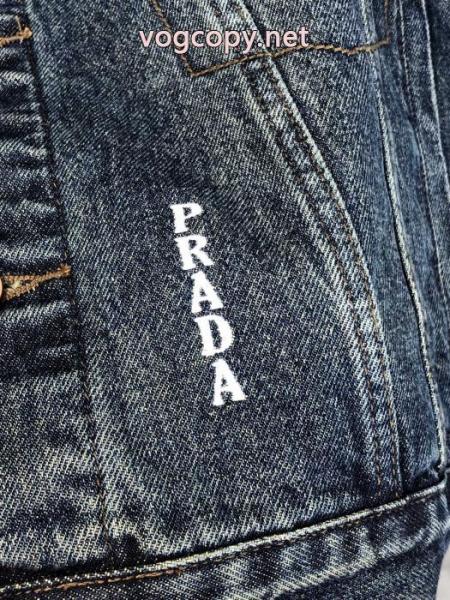 デニムコートブランド 品 コピーPRADA定番のストリートスタイル 少数入荷 早期完売 3