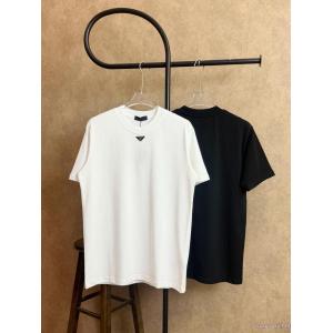 海外限定モデル  個性的 シンプル使えるブランド 偽物 激安PRADA半袖Tシャツ