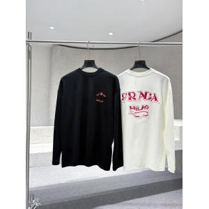 PRADA/プラダ2026秋冬新作丸首長袖Tシャツ